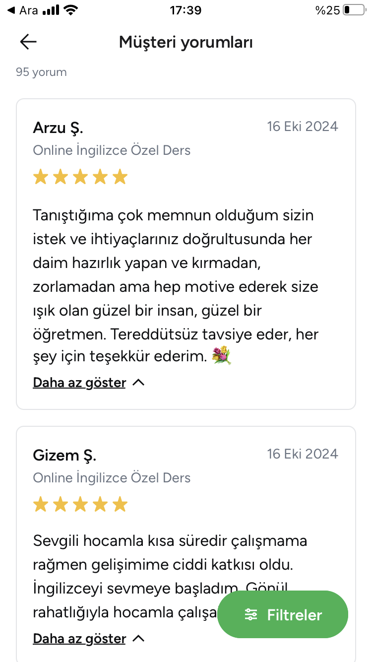 Online İngilizce Dersi - Emine Kilimci - Resim